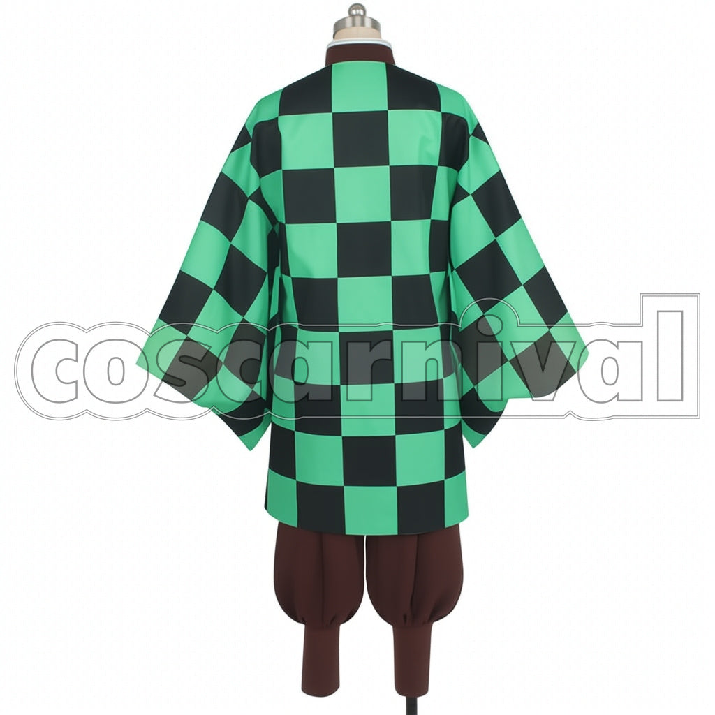 Demon Slayer: Kimetsu no Yaiba Tanjiro Kamado Cosplay Costume