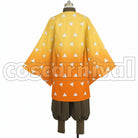 Demon Slayer: Kimetsu no Yaiba Anime Version Zenitsu Agatsuma Cosplay Costume