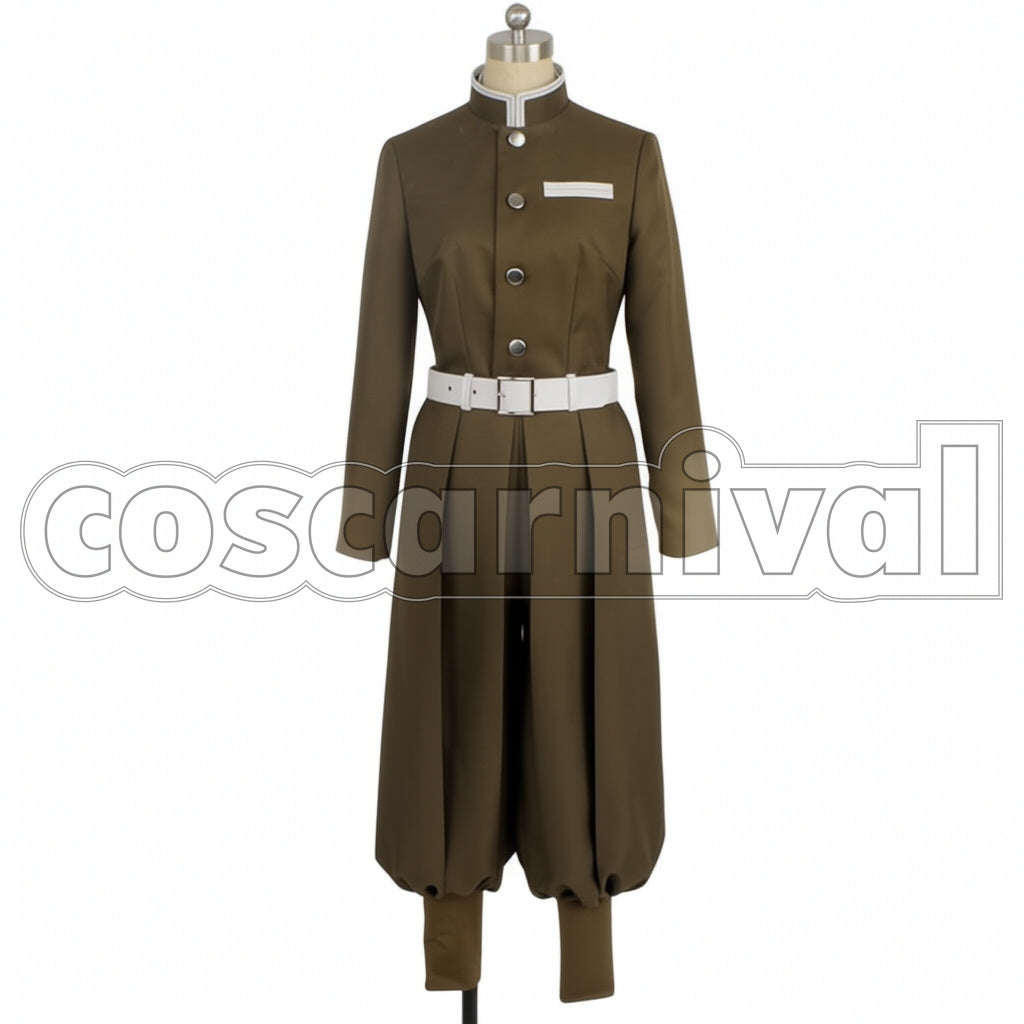 Demon Slayer: Kimetsu no Yaiba Anime Version Zenitsu Agatsuma Cosplay Costume