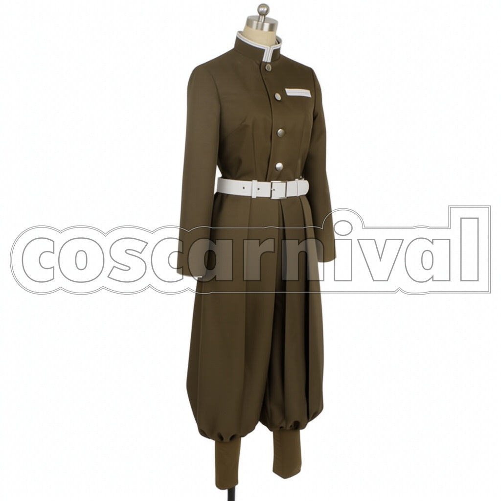 Demon Slayer: Kimetsu no Yaiba Anime Version Zenitsu Agatsuma Cosplay Costume