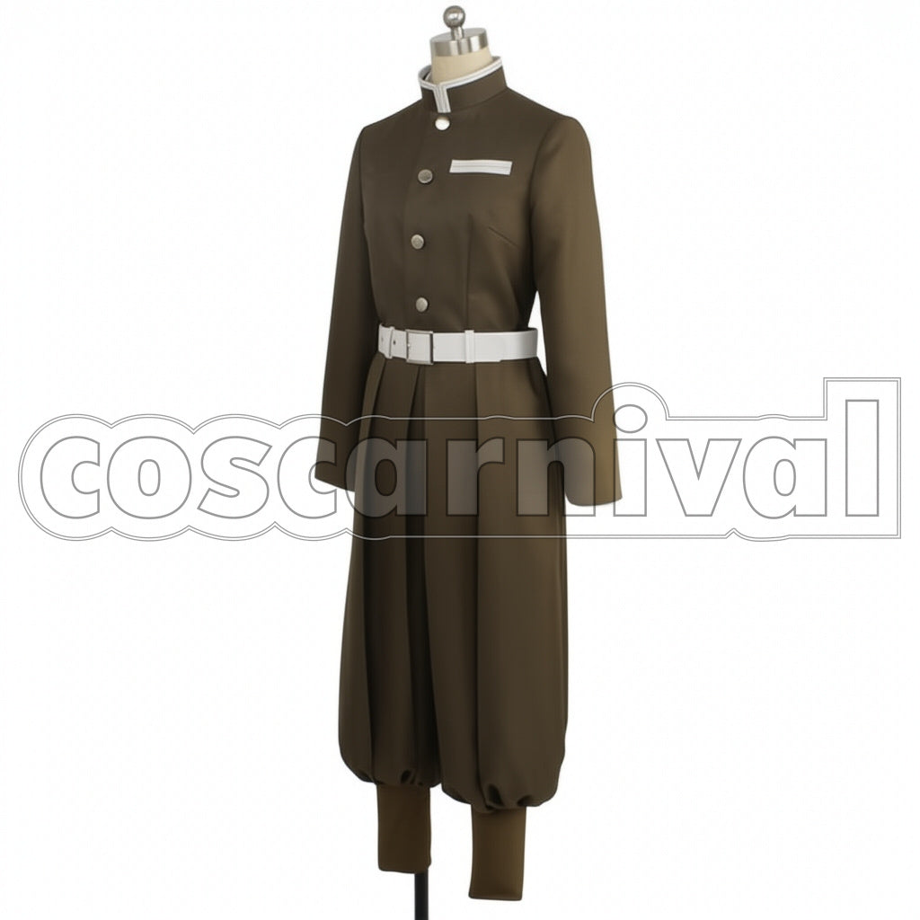 Demon Slayer: Kimetsu no Yaiba Anime Version Zenitsu Agatsuma Cosplay Costume