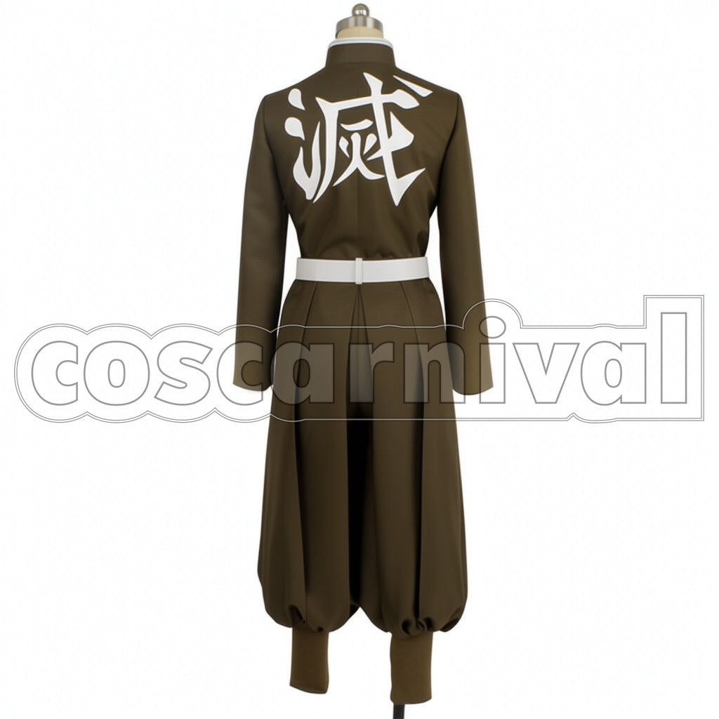 Demon Slayer: Kimetsu no Yaiba Anime Version Zenitsu Agatsuma Cosplay Costume