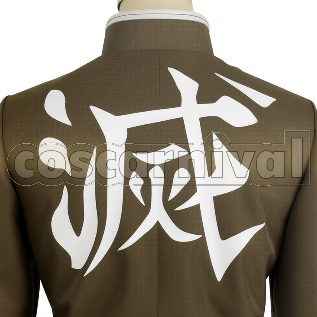 Demon Slayer: Kimetsu no Yaiba Anime Version Zenitsu Agatsuma Cosplay Costume