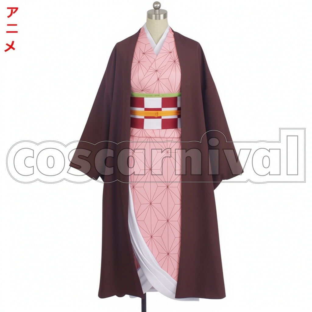 Demon Slayer: Kimetsu no Yaiba Nezuko Kamado Cosplay Costume