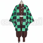 Demon Slayer: Kimetsu no Yaiba Anime Version Tanjiro Kamado Cosplay Costume