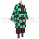 Demon Slayer: Kimetsu no Yaiba Anime Version Tanjiro Kamado Cosplay Costume