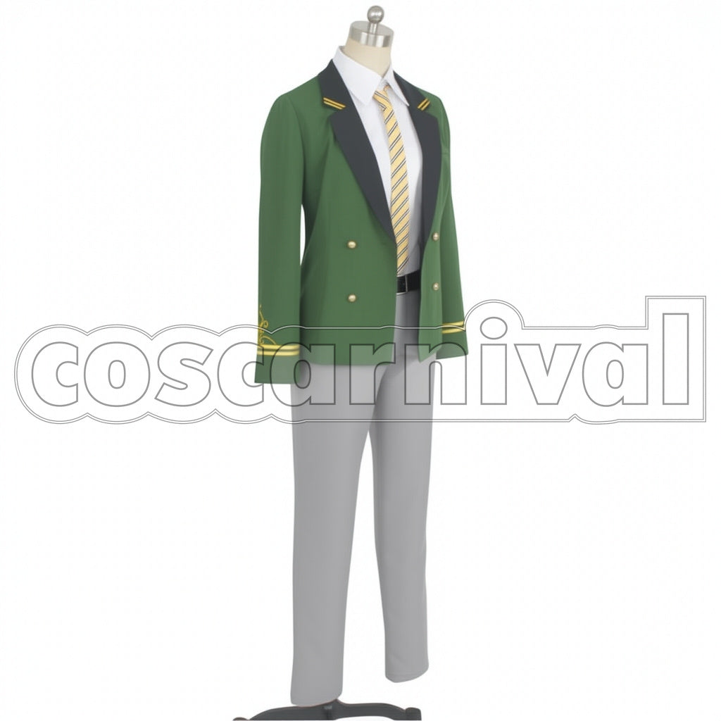 On Air! Ranma Kanmuri Jewelry Hill Academy 1 Year School Uniform Cosplay Costume