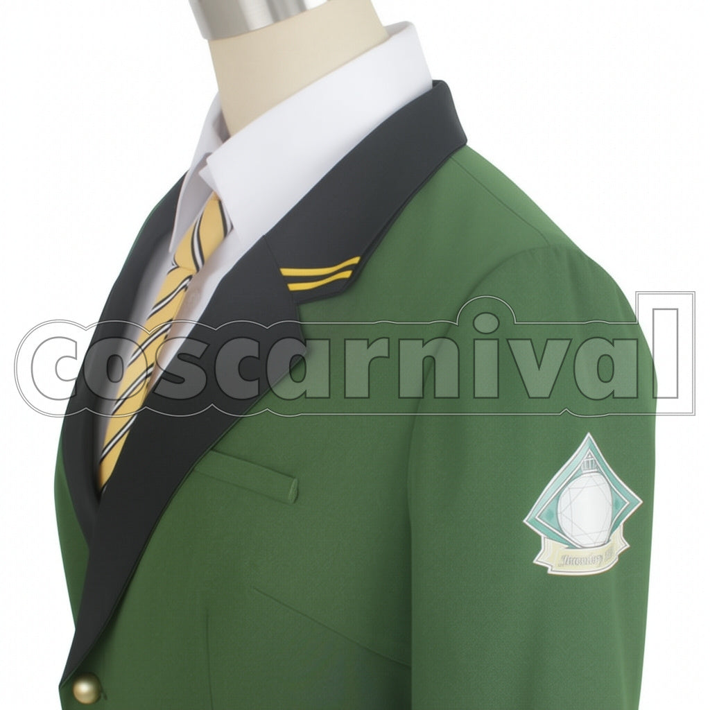 On Air! Ranma Kanmuri Jewelry Hill Academy 1 Year School Uniform Cosplay Costume