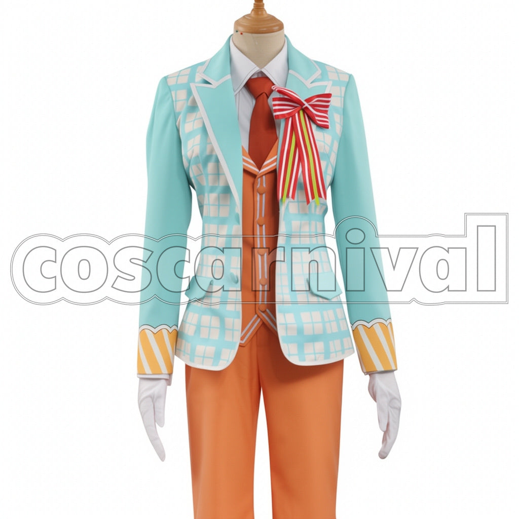 Utano☆Princesama Shining Live Sweet Cafe Ranmaru Kurosaki Cosplay Costume