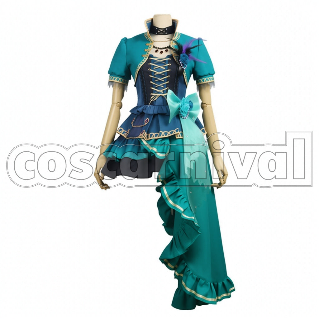 BanG Dream! Sayo Hikawa Roselia 5th Single Opera of the wasteland Cosplay Costume