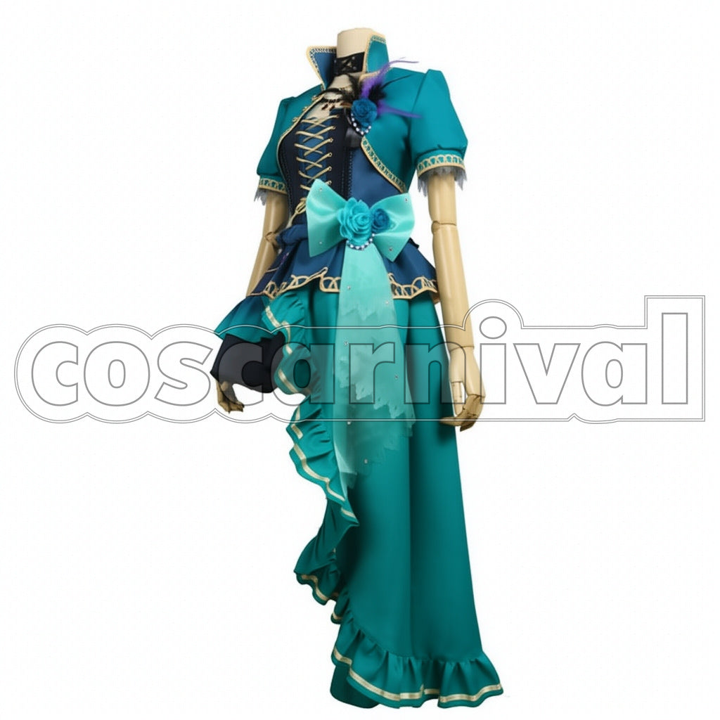 BanG Dream! Sayo Hikawa Roselia 5th Single Opera of the wasteland Cosplay Costume