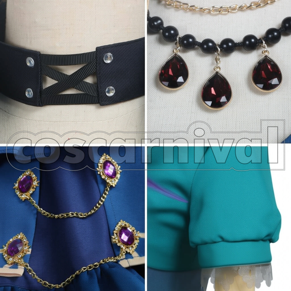 BanG Dream! Sayo Hikawa Roselia 5th Single Opera of the wasteland Cosplay Costume