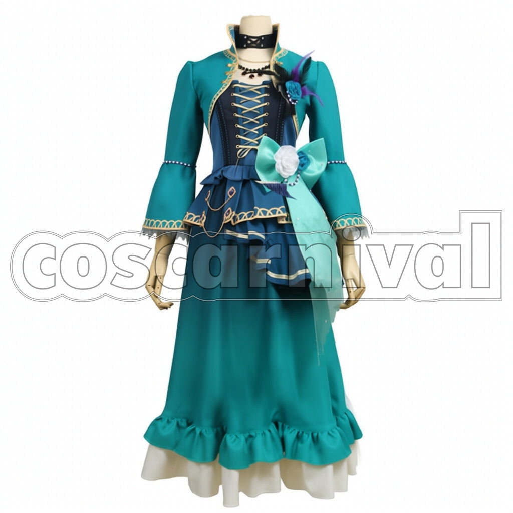 BanG Dream! Rinko Shirokane Roselia 5th Single Opera of the wasteland Cosplay Costume