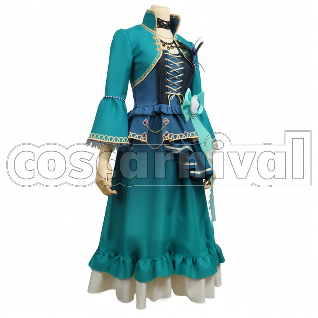 BanG Dream! Rinko Shirokane Roselia 5th Single Opera of the wasteland Cosplay Costume