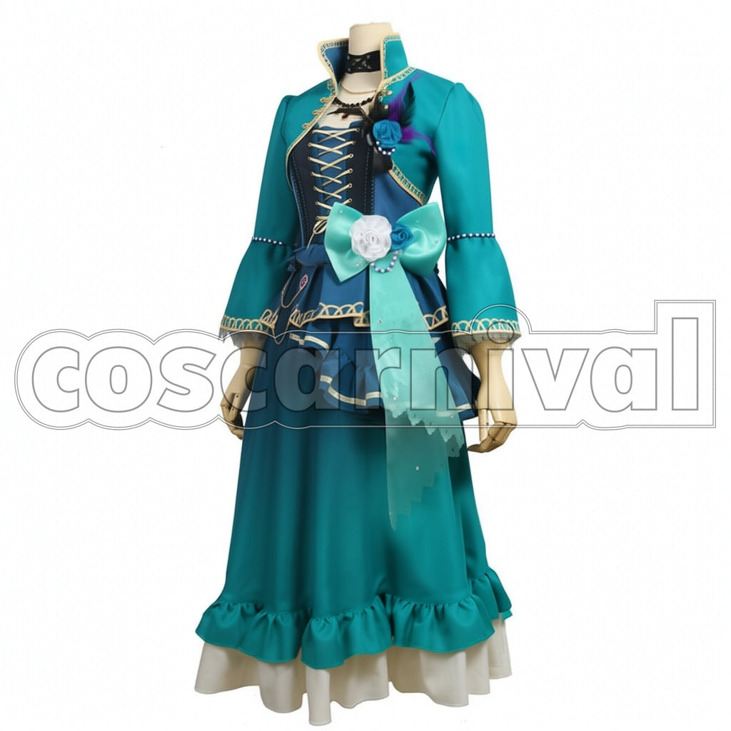 BanG Dream! Rinko Shirokane Roselia 5th Single Opera of the wasteland Cosplay Costume