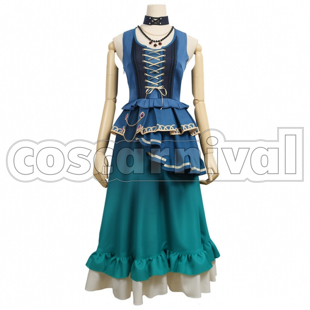 BanG Dream! Rinko Shirokane Roselia 5th Single Opera of the wasteland Cosplay Costume