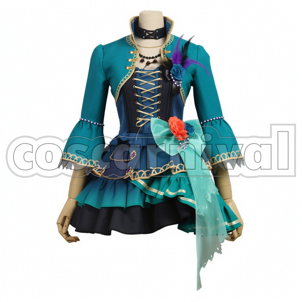 BanG Dream! Lisa Imai Roselia 5th Single Opera of the wasteland Cosplay Costume