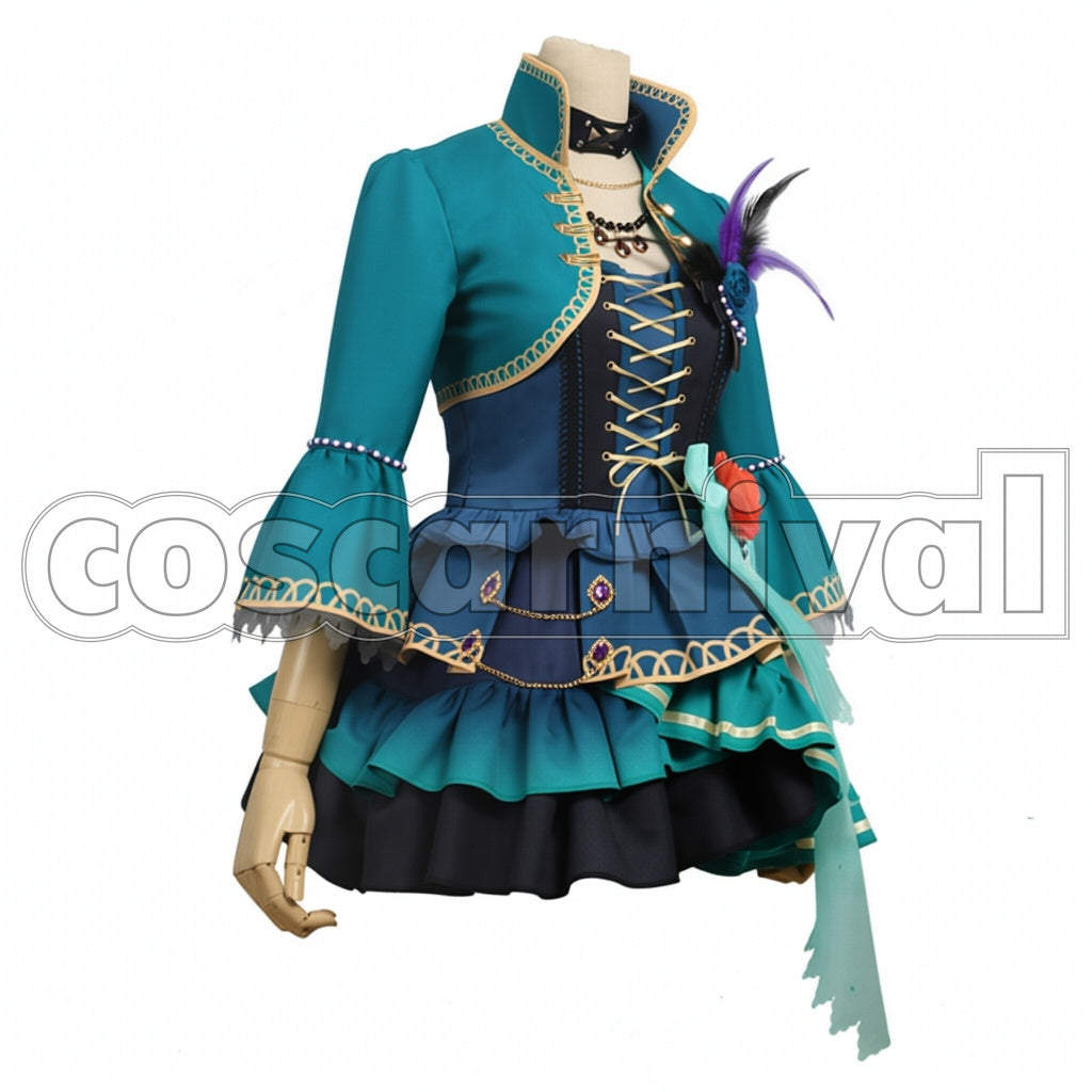 BanG Dream! Lisa Imai Roselia 5th Single Opera of the wasteland Cosplay Costume