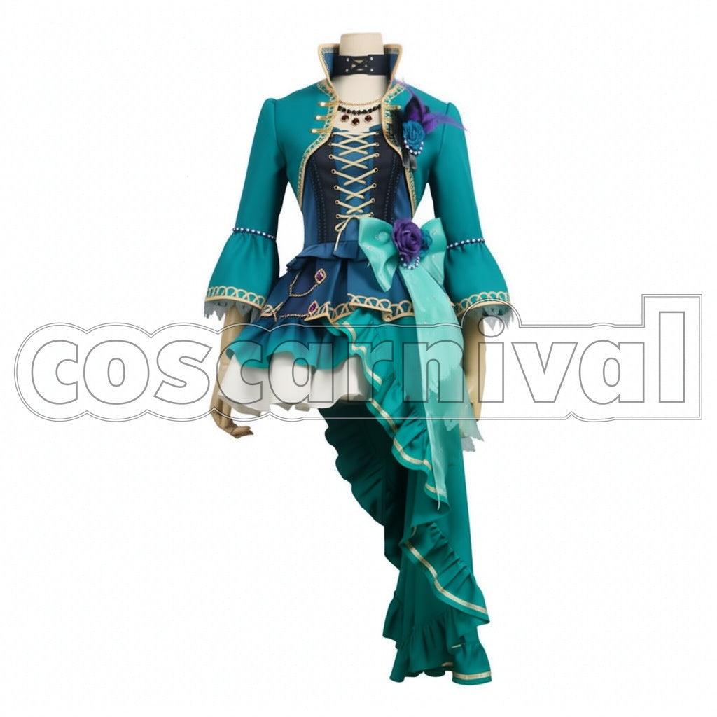 BanG Dream! Yukina Minato Roselia 5th Single Opera of the wasteland Cosplay Costume
