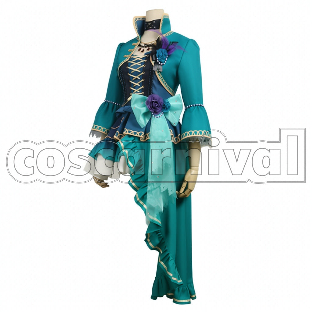 BanG Dream! Yukina Minato Roselia 5th Single Opera of the wasteland Cosplay Costume