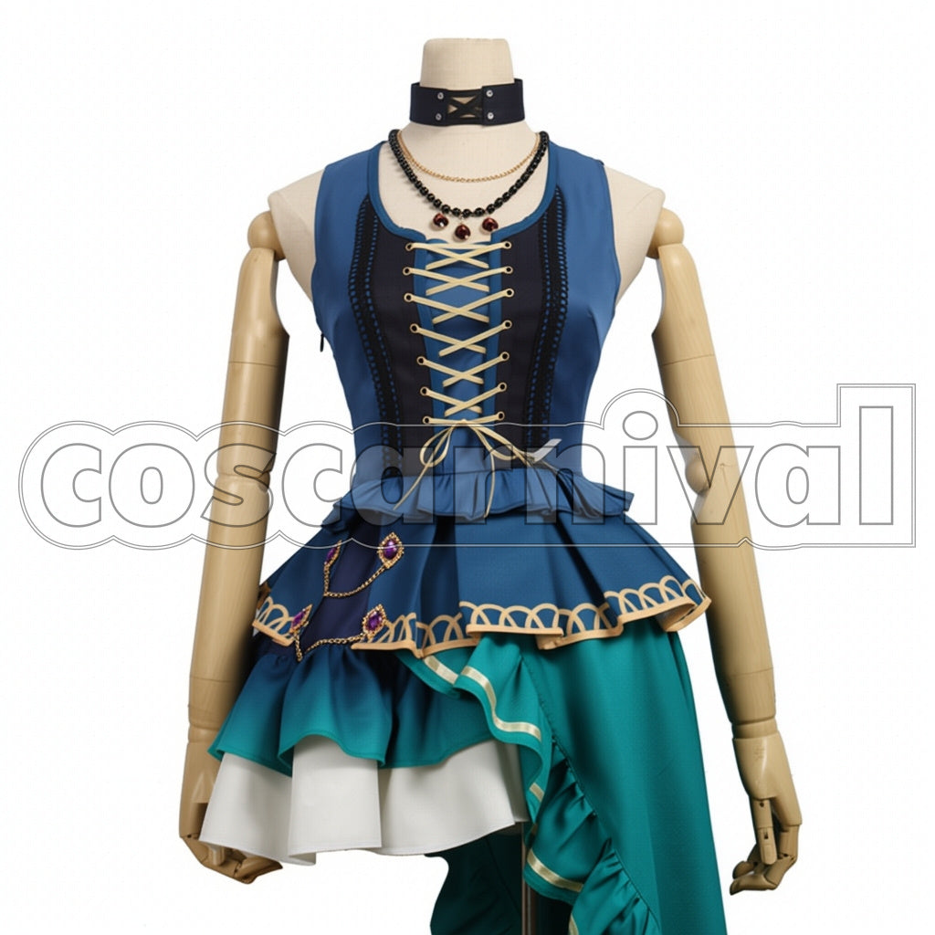BanG Dream! Yukina Minato Roselia 5th Single Opera of the wasteland Cosplay Costume