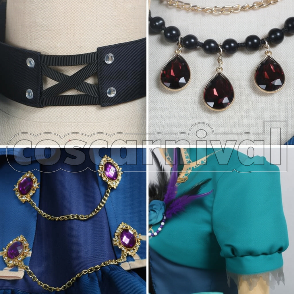 BanG Dream! Ako Udagawa Roselia 5th Single Opera of the wasteland Cosplay Costume