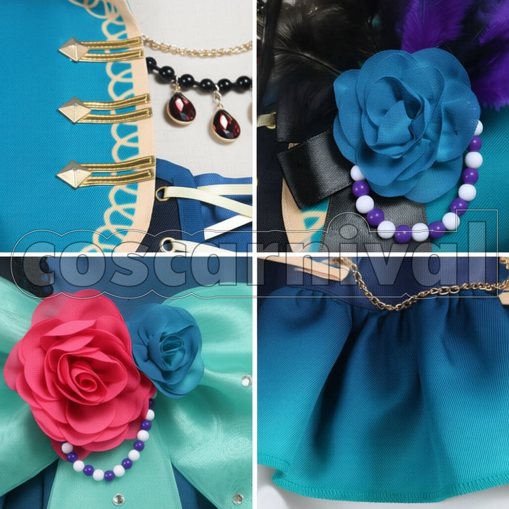 BanG Dream! Ako Udagawa Roselia 5th Single Opera of the wasteland Cosplay Costume