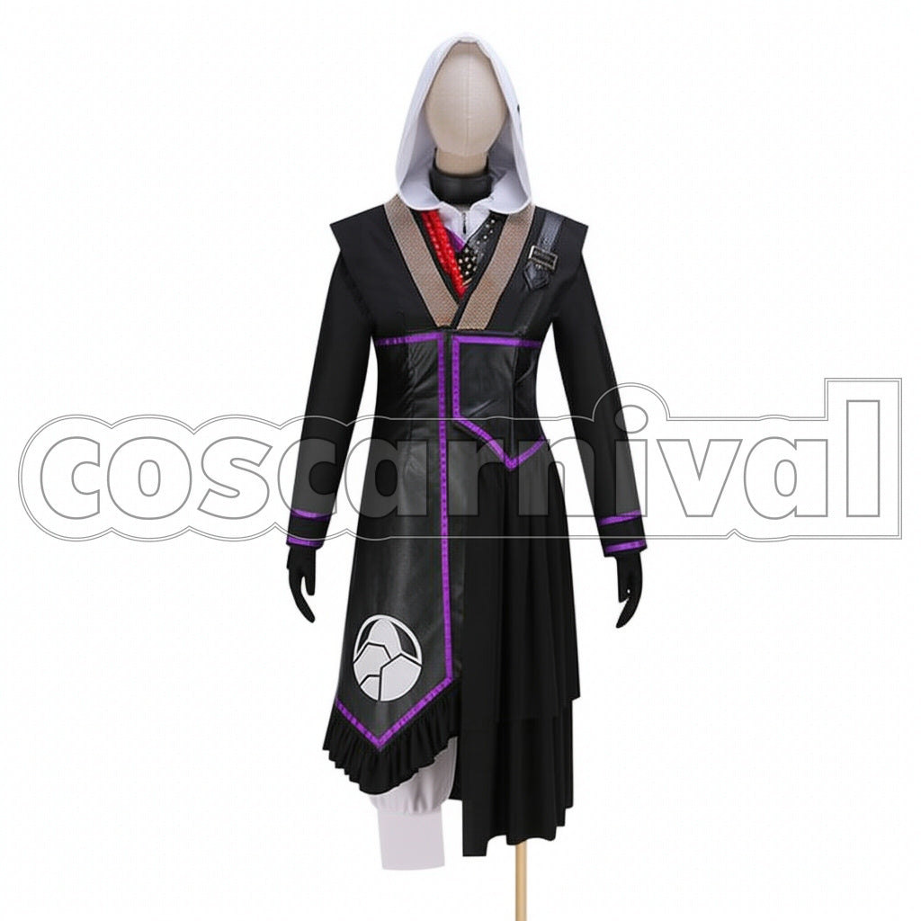 Touken Ranbu ONLINE Musical 2 Part Live Outfit Atsukashiyama Ibun Iwatooshi with Black Coat Cosplay Costume