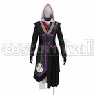 Touken Ranbu ONLINE Musical 2 Part Live Outfit Atsukashiyama Ibun Iwatooshi with Black Coat Cosplay Costume