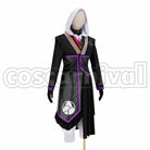 Touken Ranbu ONLINE Musical 2 Part Live Outfit Atsukashiyama Ibun Iwatooshi with Black Coat Cosplay Costume