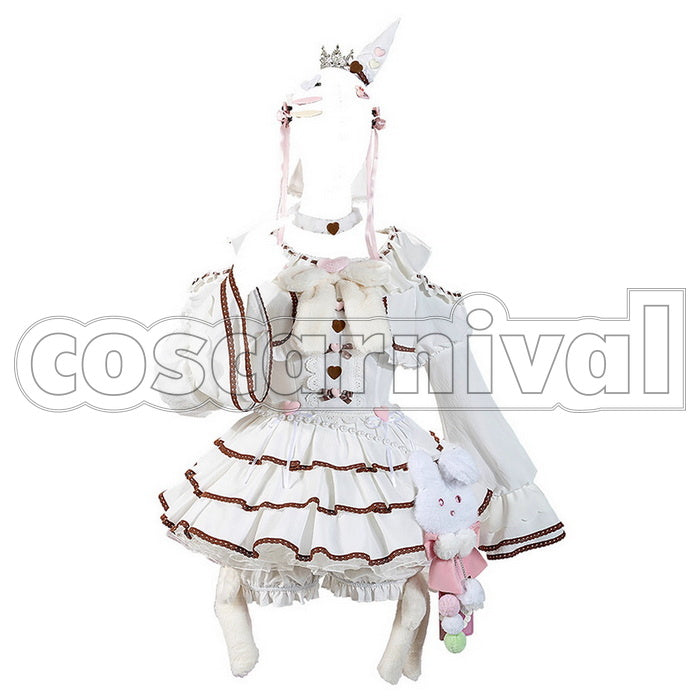 Umamusume: Pretty Derby Valentine’s Day Aston Machan Lolita Cosplay Outfit