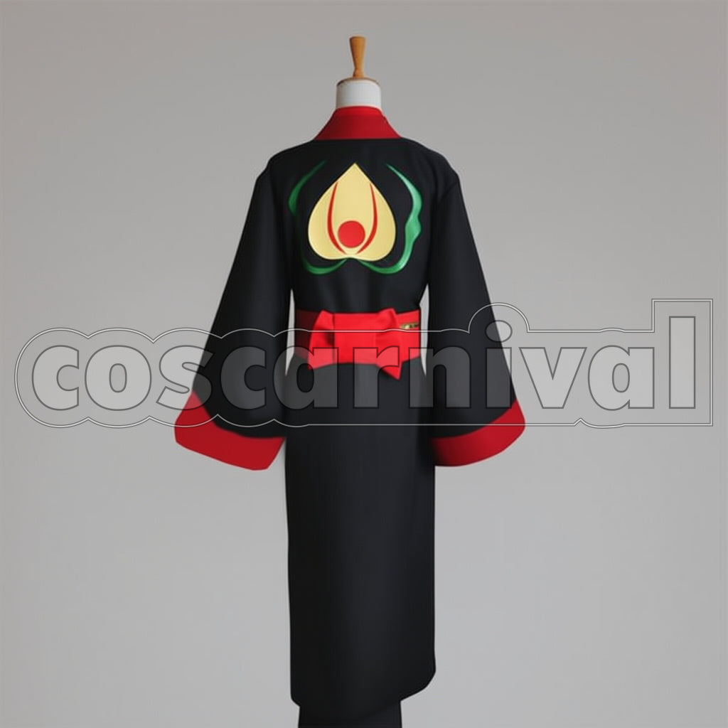 Hozuki's Coolheadedness Hoozuki +ACCA00367Single Forehead Horn Cosplay Prop+ Universal Wig Short Type Hook Black Costume