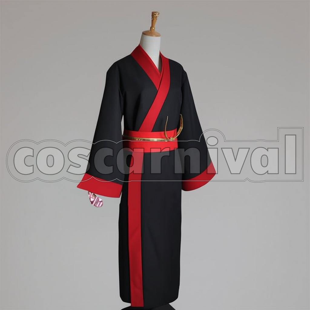 Hozuki's Coolheadedness Hoozuki +ACCA00367Single Forehead Horn Cosplay Prop+ Universal Wig Short Type Hook Black Costume