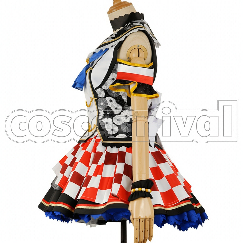 Love Live! Taisho Romance Set Bloomed Japanese Outfit You Watanabe Cosplay Costume
