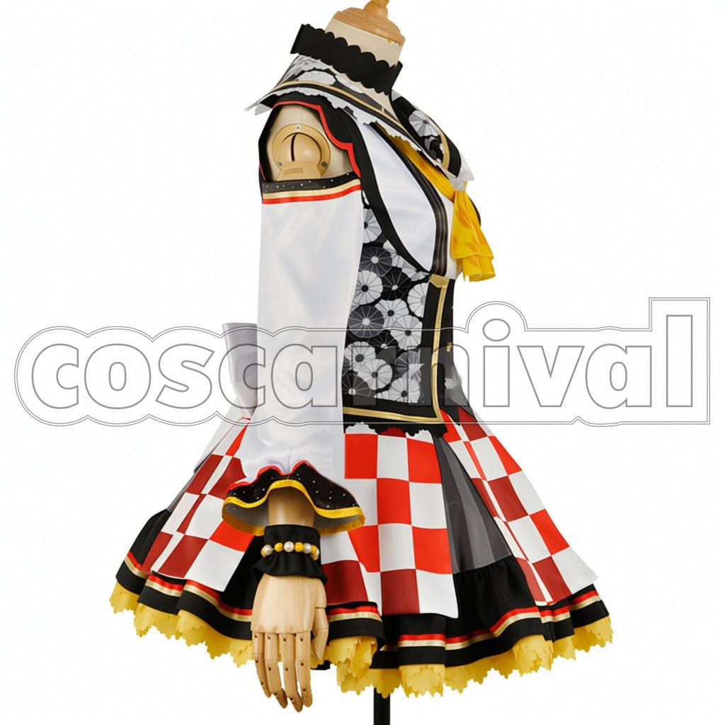 Love Live! Taisho Romance Set Bloomed Japanese Outfit Hanamaru Kunikida Cosplay Costume
