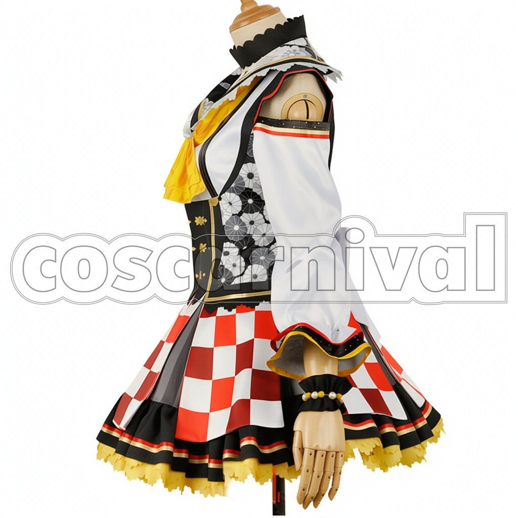 Love Live! Taisho Romance Set Bloomed Japanese Outfit Hanamaru Kunikida Cosplay Costume