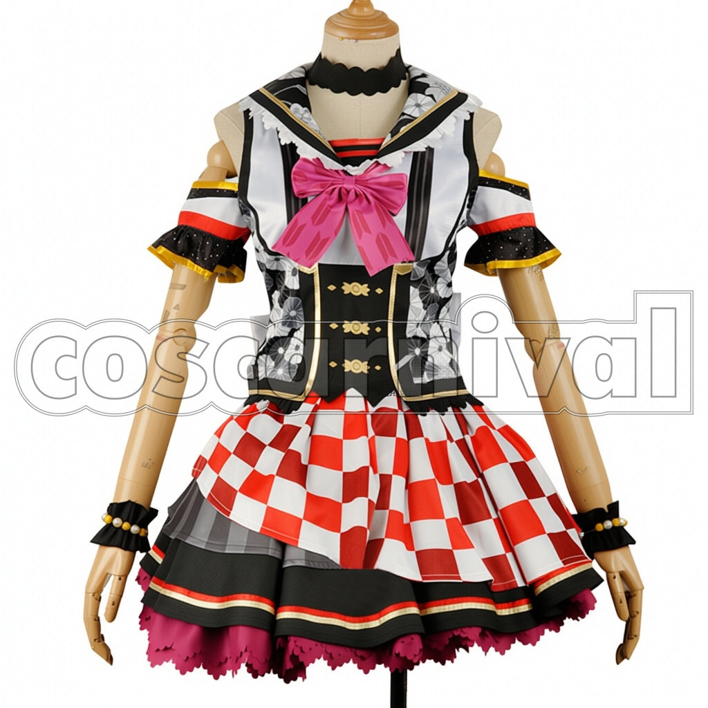 Love Live! Taisho Romance Set Bloomed Japanese Outfit Mari Ohara Cosplay Costume