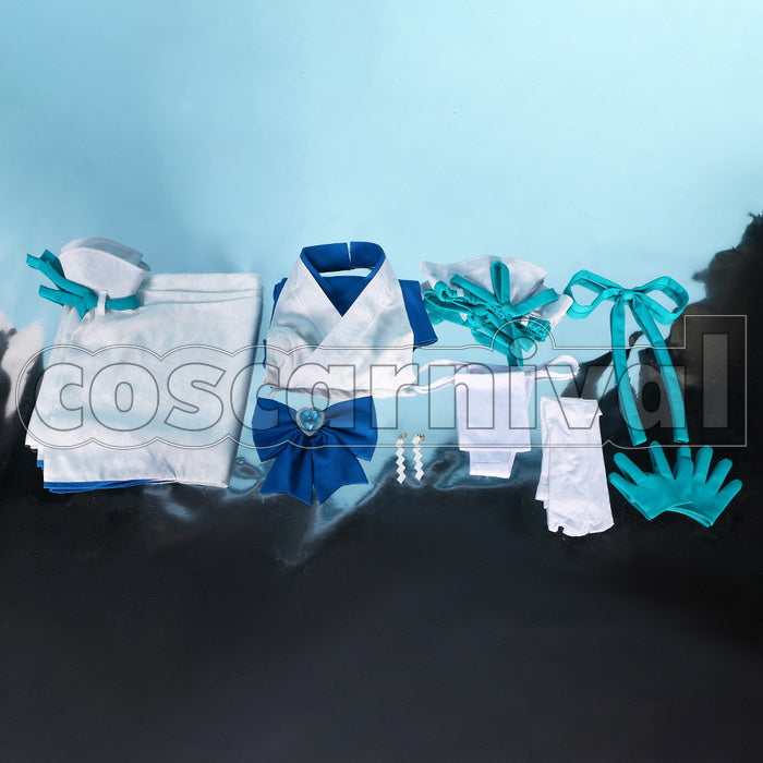 Gushing over Magical Girls Magia Azure La Verità Cosplay Costume