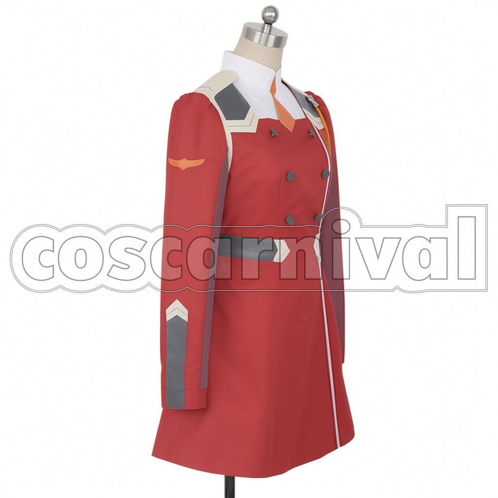 DARLING in the FRANXX CODE:002 Zero Two with Coat Cosplay Costume