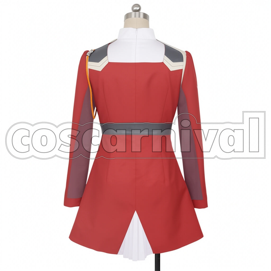 DARLING in the FRANXX CODE:002 Zero Two with Coat Cosplay Costume