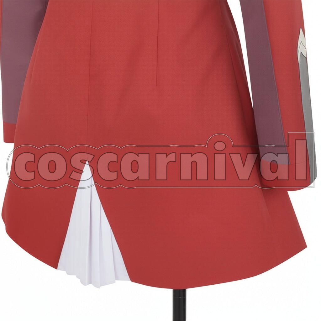 DARLING in the FRANXX CODE:002 Zero Two with Coat Cosplay Costume