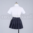 Railgun S Tokiwadai Middle School Mikoto Misaka cosplay costume from A Certain Scientific, back view