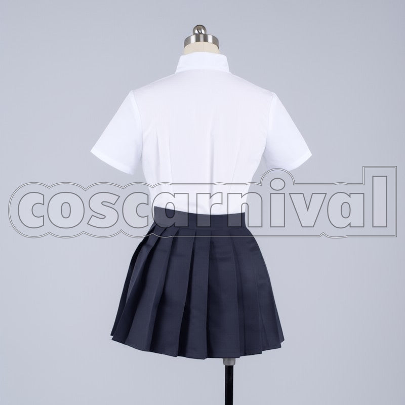 Railgun S Tokiwadai Middle School Mikoto Misaka cosplay costume from A Certain Scientific, back view