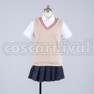 Railgun S Tokiwadai Middle School Mikoto Misaka cosplay costume from A Certain Scientific, front view