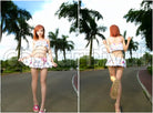 Railgun S Mikoto Misaka Swimsuit Free Size cosplay costume from A Certain Scientific, front view