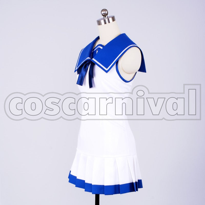 the Sea Manaka Mukaido cosplay costume from A Lull in, front view 2