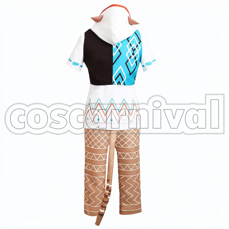 Adventure for Niboshi Misumi Ikaruga cosplay costume from A3! Summer Troupe, back view