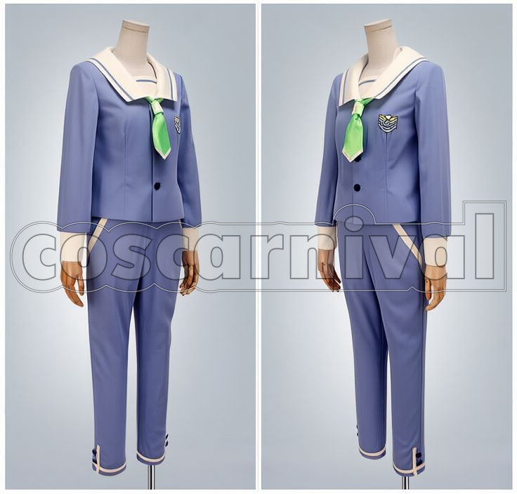 Muku Sakisaka St. Flora Middle School Uniform Cosplay cosplay costume from A3! Summer Troupe, front view 2
