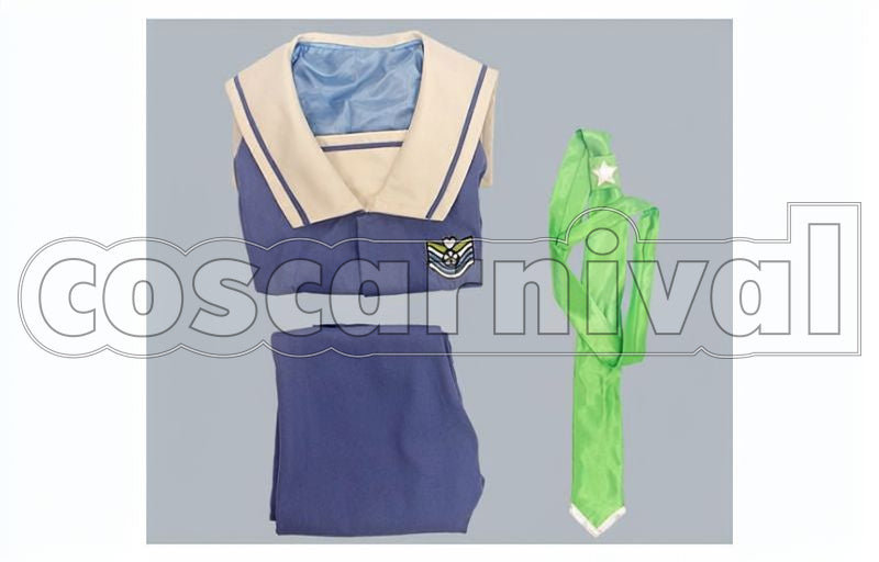 Muku Sakisaka St. Flora Middle School Uniform Cosplay cosplay costume from A3! Summer Troupe, set view