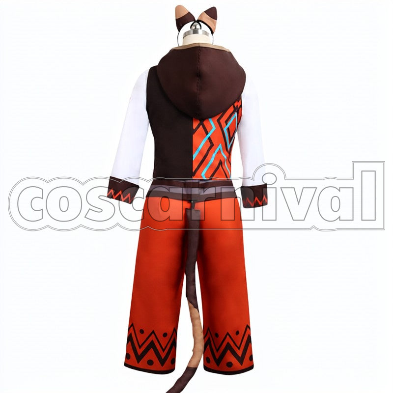 Adventure for Niboshi Tenma Sumeragi cosplay costume from A3! Summer Troupe, back view